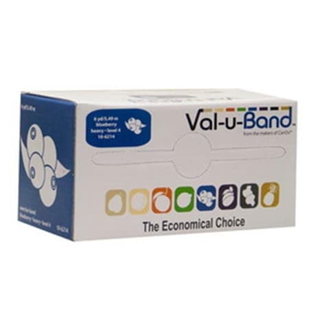 Fabrication Enterprises Fabrication Enterprises 10-6214 6 yards Val-U-Band Exercise Band; Blueberry; Level 4 1575931